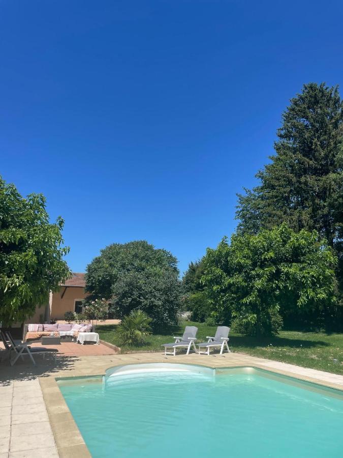 Gite A La Campagne Avec Piscine Biziat Exterior foto